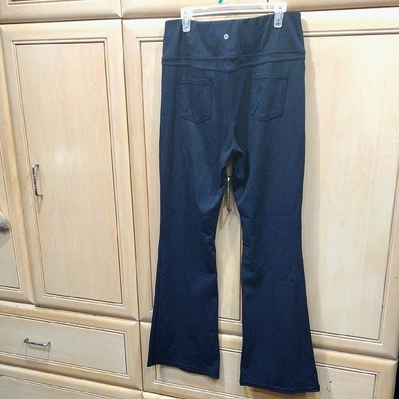 Women's Midnight Blue Flare Pants - Picture 7 of 11